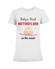 Baby First Mother's Day Inside Premium Fit Ladies Tee thumbnail