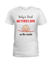 Baby First Mother's Day Inside Ladies T-Shirt front