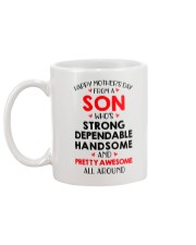 Dependable Awesome Son Mug back