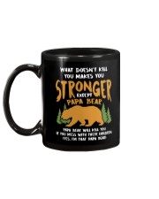 Except For Papa bear Mug back