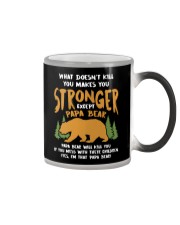 Except For Papa bear Color Changing Mug thumbnail