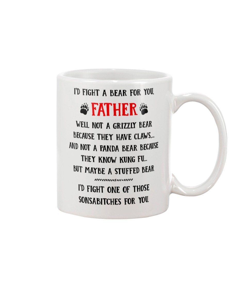 Fight Bear For Father Mug