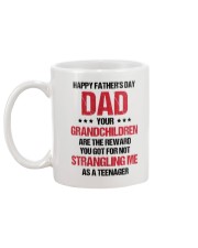 Your Grandchildren Are The Reward Mug back