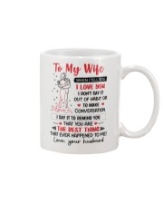 When I Tell You I Love You Mug front