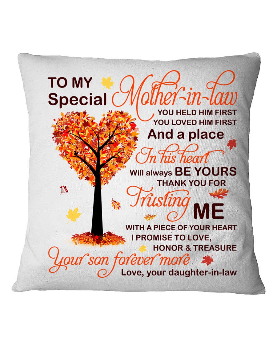 My Special Mother-in-law Pillow Square Pillowcase