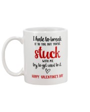You're Stuck With Me Mug back