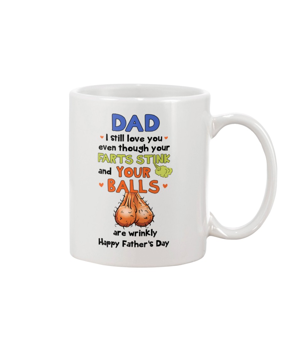 Farts Stink And Balls Are Wrinkly Mug