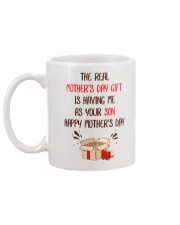 Real Mother's Day Gift Son Mug back