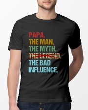 Papa Legend Bad Influence Classic T-Shirt lifestyle-mens-crewneck-front-13