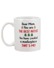Dear Mom You Are The Best Artist Mug back