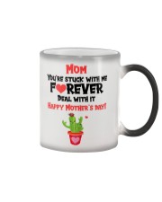 Mom Stuck With Me Forever Color Changing Mug thumbnail