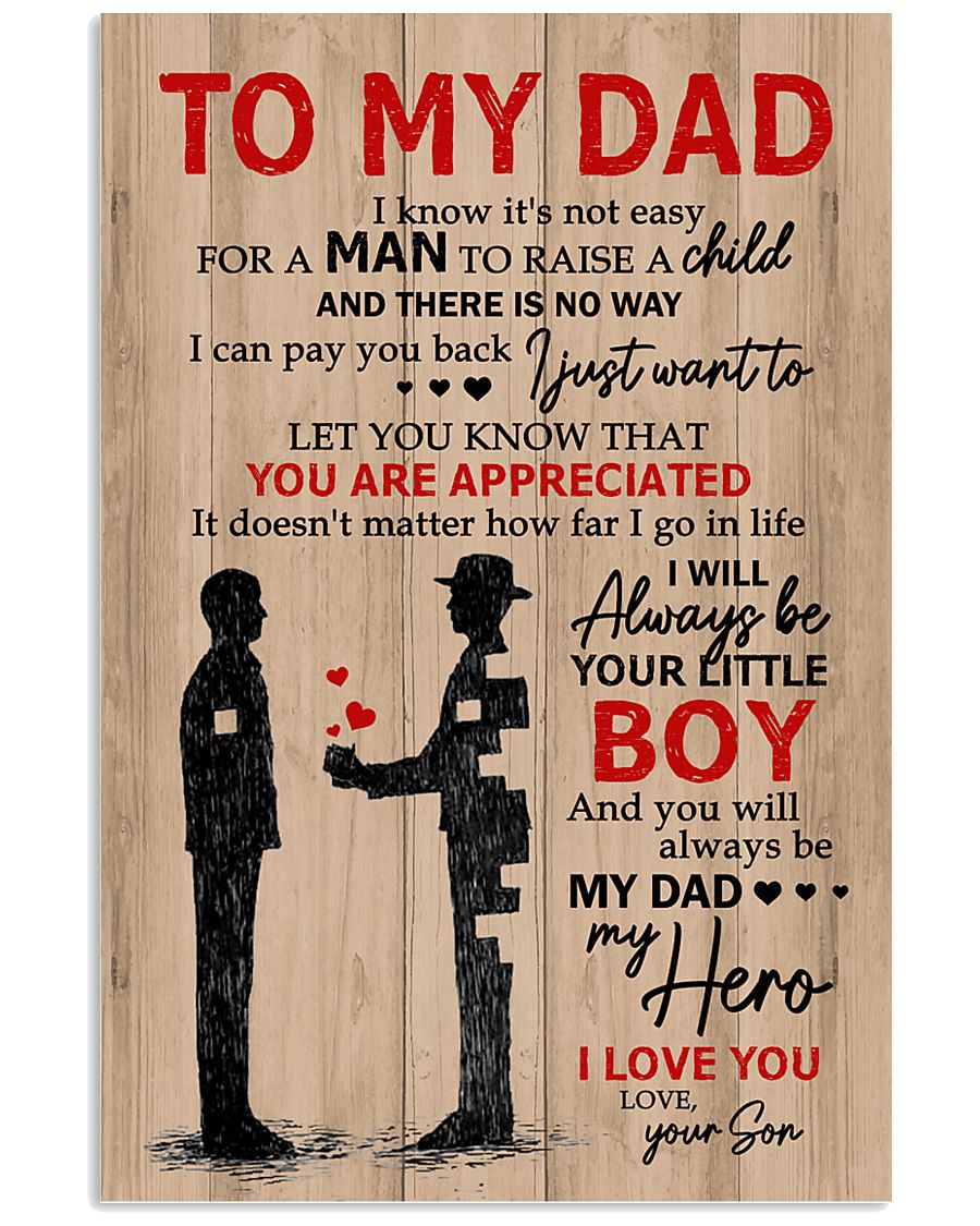 To My Dad My Hero 11x17 Poster