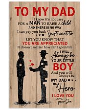 To My Dad My Hero 11x17 Poster front