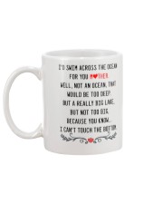 Mother across the ocean Mug back