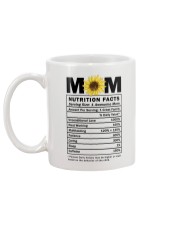 Mom Nutrition Facts Mug back