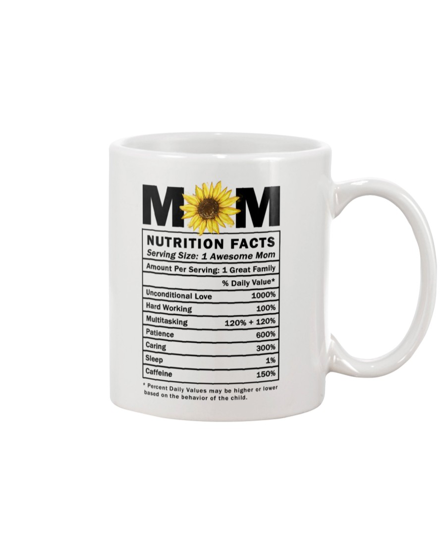 Mom Nutrition Facts Mug