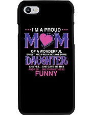 Proud Mom Of Sweet Awesome Daughter Phone Case thumbnail