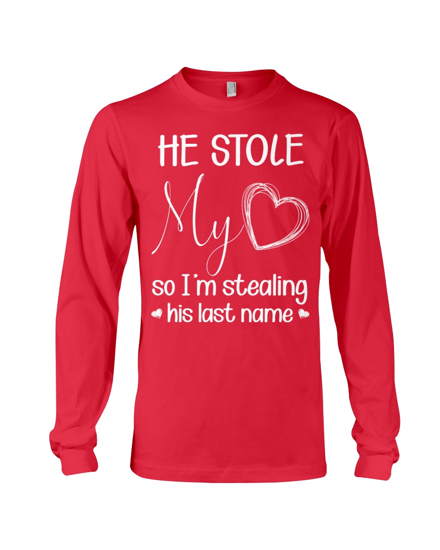 Steal Last Name Long Sleeve Tee