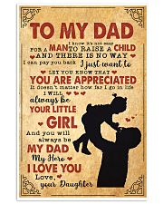To My Dad 11x17 Poster front