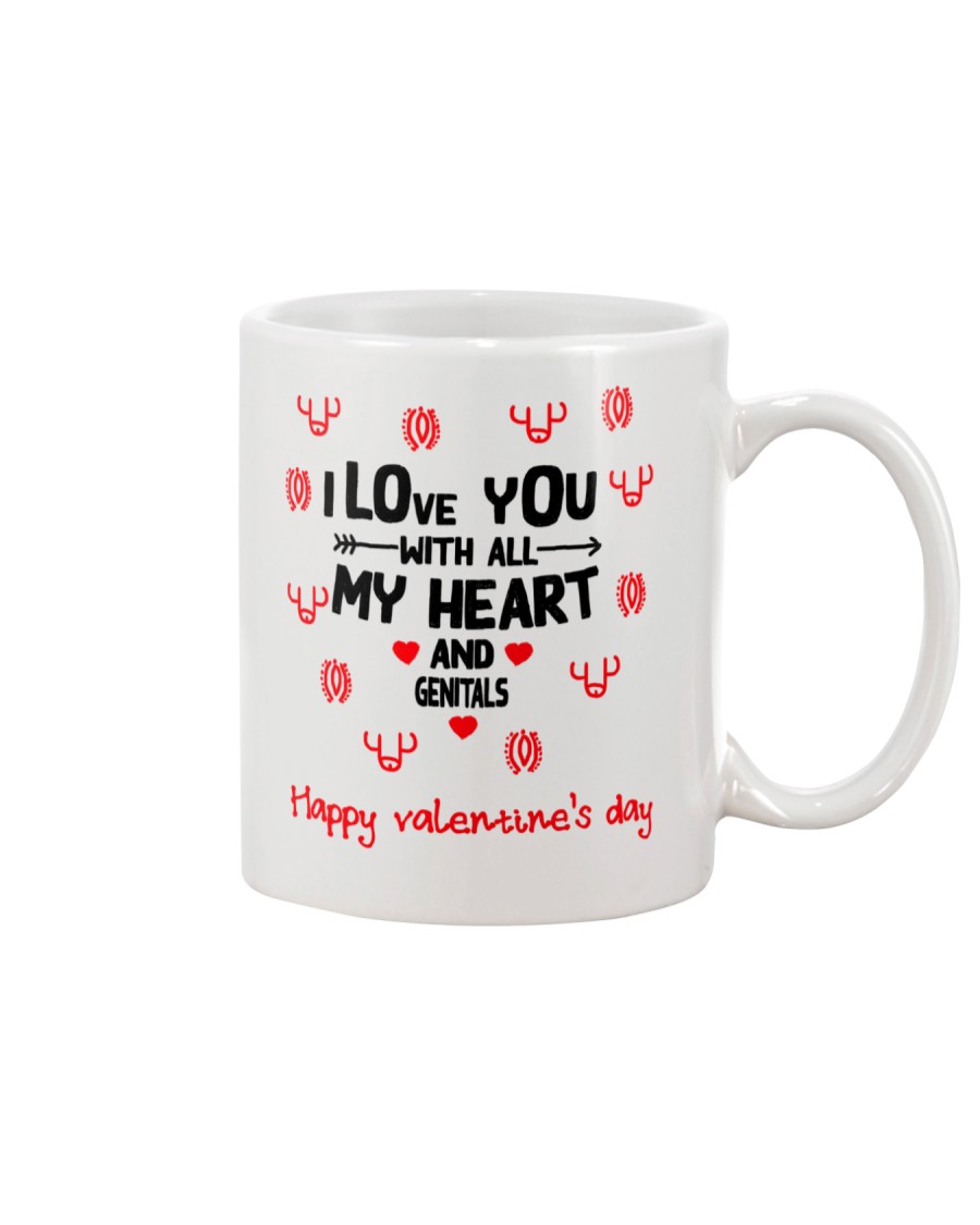 My Heart And Genitals Mug