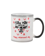My Heart And Genitals Color Changing Mug thumbnail