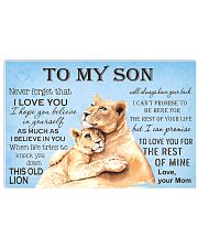 To My Son 17x11 Poster front