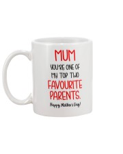 Top Two Favourite Parents Mug back