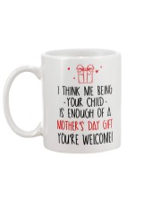 Your Child Is Enough Mug back
