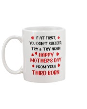 Try Again From Third Born Mug back