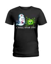 i will stab you Ladies T-Shirt thumbnail