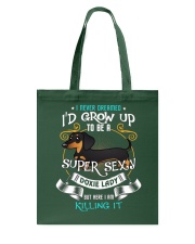 Super Sexy Doxie Lady Tote Bag thumbnail