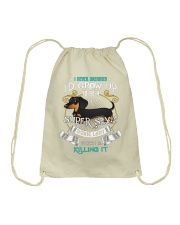 Super Sexy Doxie Lady Drawstring Bag thumbnail