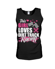 This Girl Loves Dirt Track Racing Racer Funny Unisex Tank thumbnail