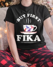 BUT FIRST FIKA Classic T-Shirt custom-t-shirts-classic-lifestyle-front-334