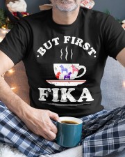 BUT FIRST FIKA Classic T-Shirt custom-t-shirts-classic-lifestyle-front-342