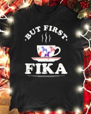 BUT FIRST FIKA Classic T-Shirt custom-t-shirts-classic-lifestyle-front-354