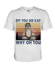 EFF WHY V-Neck T-Shirt thumbnail