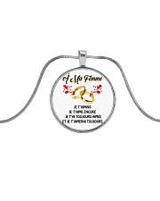A Ma Femme Metallic Circle Necklace tile