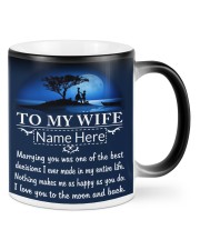 Love You To the Moon and Back Color Changing Mug front