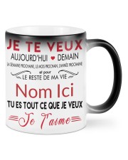 Je Te Veux Color Changing Mug front