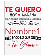 Te Quiero Vertical Poster tile