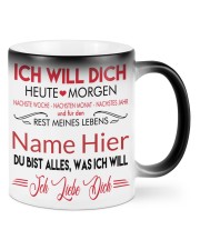 Ich Will Dich Color Changing Mug front