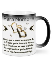 Para Nombre Color Changing Mug front