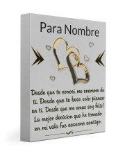 Para Nombre Gallery Wrapped Canvas Prints tile