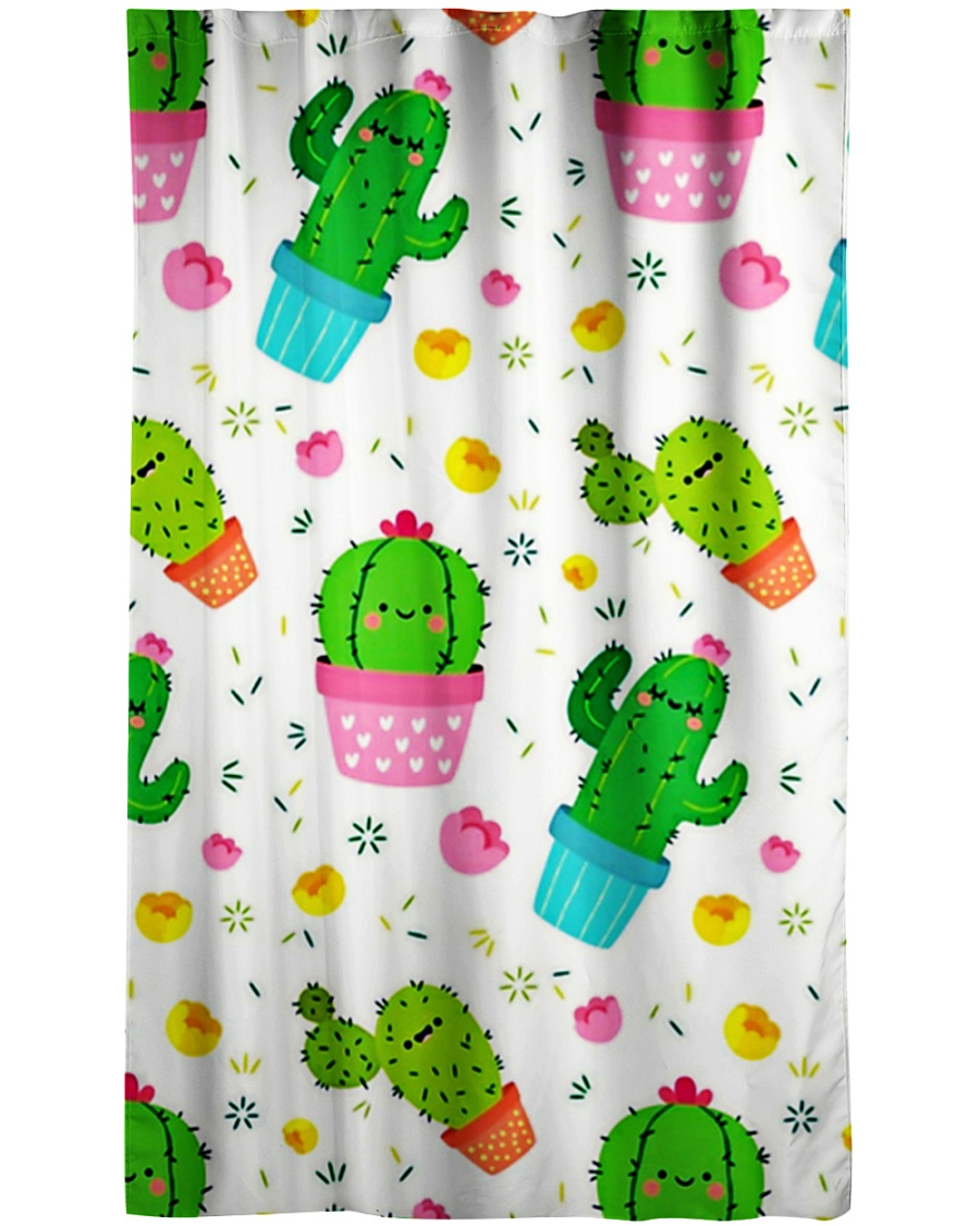 Cactus Window Curtain - Sheer