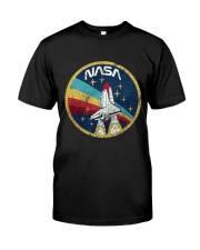 USA Space Agency Vintage Colors V03 T-Shirt Classic T-Shirt front