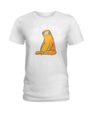 Sloth Not To Brag Ladies T-Shirt thumbnail