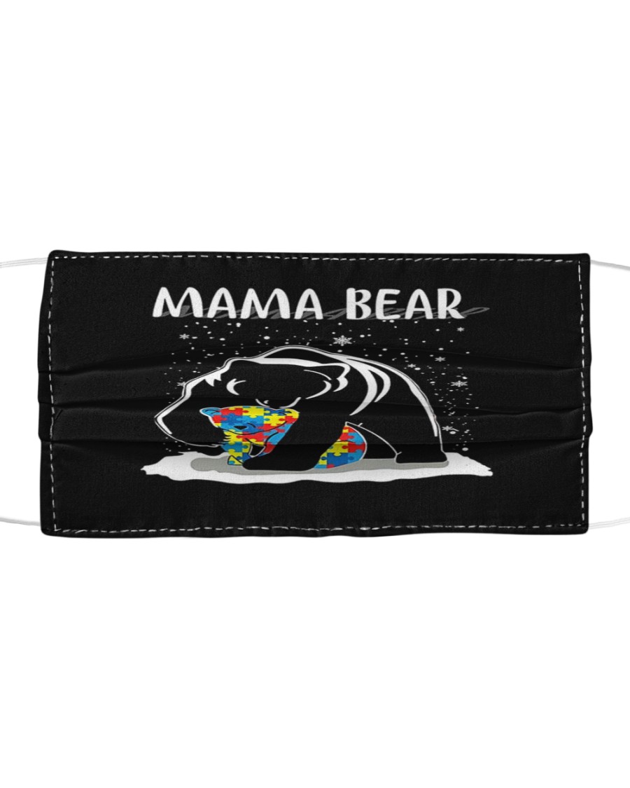 Mama Bear-Autism Cloth face mask