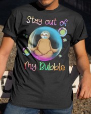 Stay Out Of My Bubble Classic T-Shirt apparel-classic-tshirt-lifestyle-28
