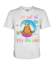 Stay Out Of My Bubble V-Neck T-Shirt thumbnail